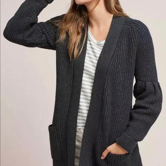 Anthropologie Knitted & Knotted Majella Chunky Knit Cardigan - Picture 16 of 16